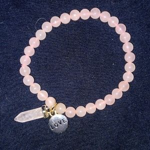 Rose quartz bracelet